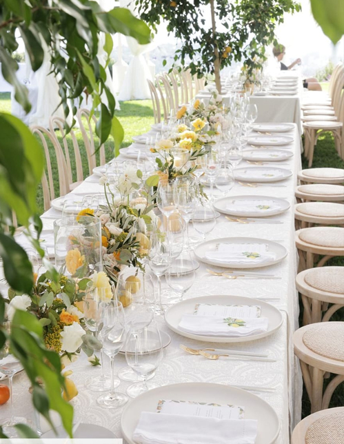 Floral Wedding Table Decoration