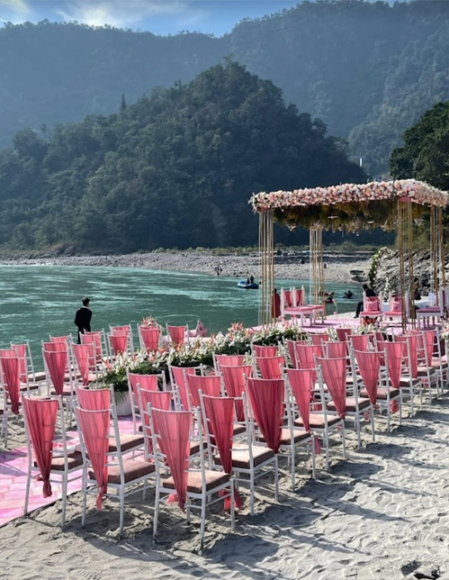 Riverside Destination Wedding Decoration